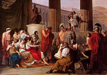 弗朗切斯科 海玆 Ulysses at the court of Alcinous